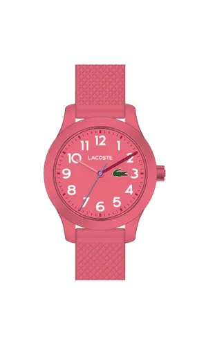 Lacoste Analogue Quartz Watch for Kids with Pink Silicone