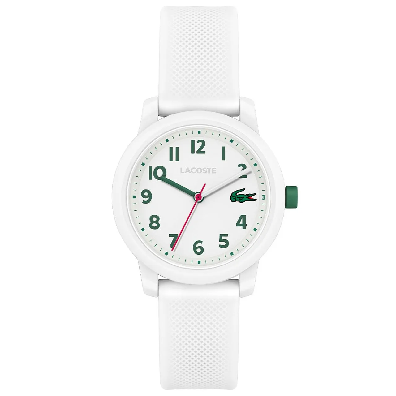 Lacoste Analogue Quartz Watch for Kids with White Silicone