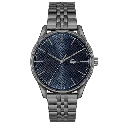 Lacoste Analogue Quartz Watch for Men with Grey Stainless