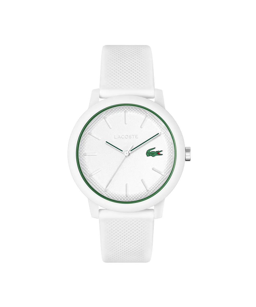 Lacoste Analogue Quartz Watch for Men with White Silicone