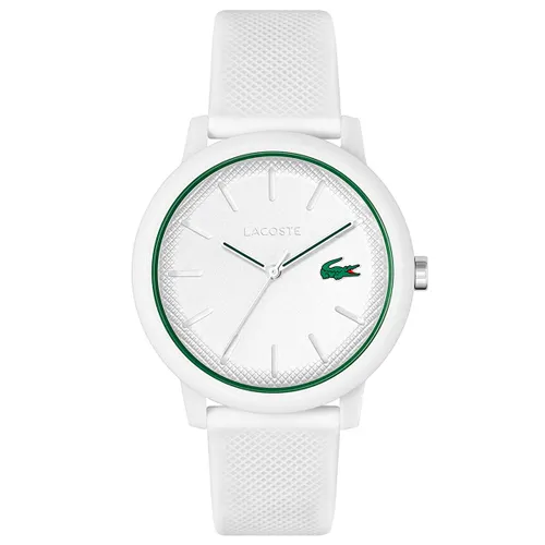 Lacoste Analogue Quartz Watch for Men with White Silicone