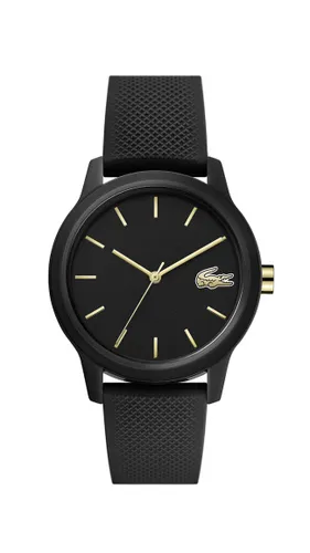 Lacoste Analogue Quartz Watch for Women with Black Silicone