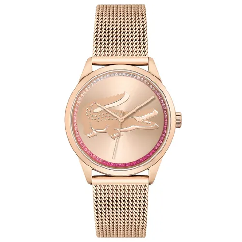 Lacoste Analogue Quartz Watch for women with Carnation gold