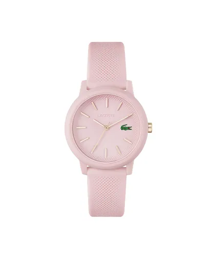 Lacoste Analogue Quartz Watch for Women with Pink Silicone
