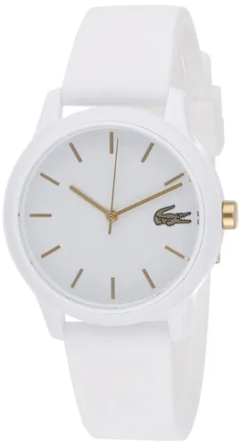 Lacoste Analogue Quartz Watch for Women with White Silicone