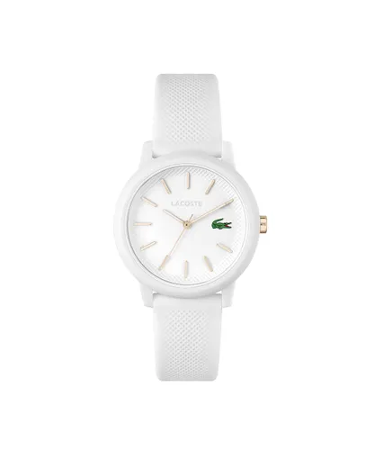 Lacoste Analogue Quartz Watch for Women with White Silicone