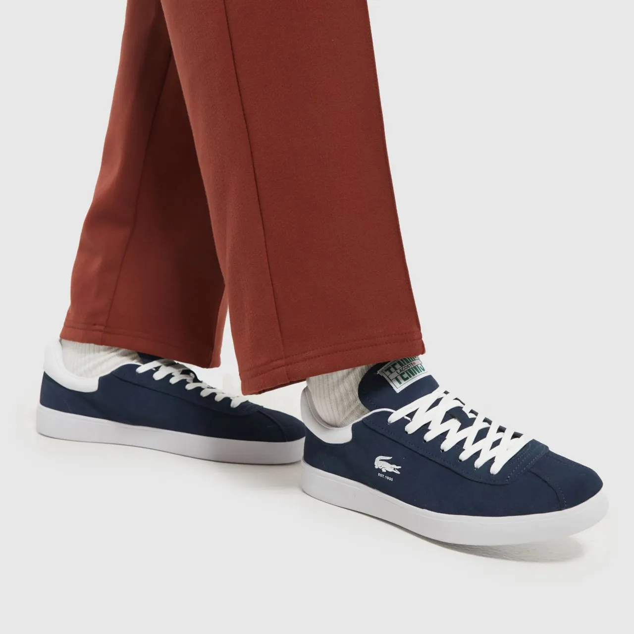 Lacoste Baseshot Trainers in Navy