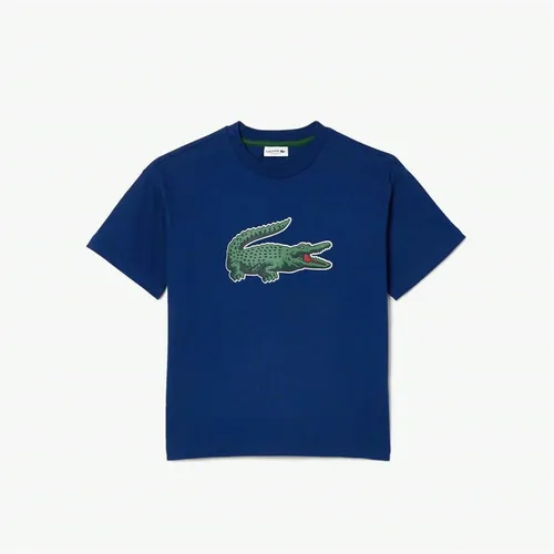 Lacoste Big Logo T- Shirt Junior - Blue