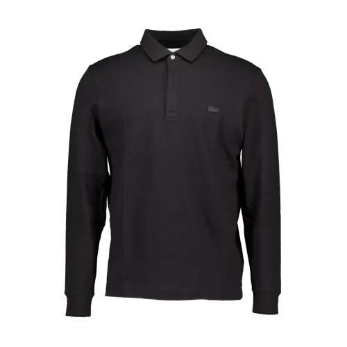 Lacoste , Black Polo Shirt ,Black male, Sizes: