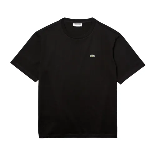 Lacoste , Black T-shirts and Polos ,Black female, Sizes: