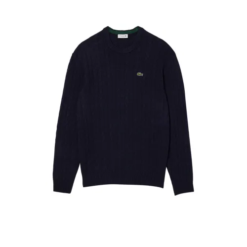 Lacoste , Blue Sweaters for Men ,Blue male, Sizes: