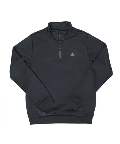 Lacoste Boys Boy's 1/2 Zip Sweatshirt in Grey
