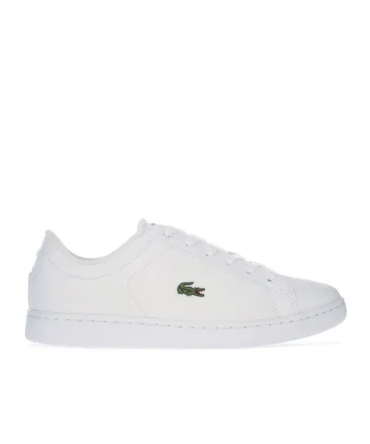 Lacoste Boys Boy's Junior Carnaby Evo Trainers in White