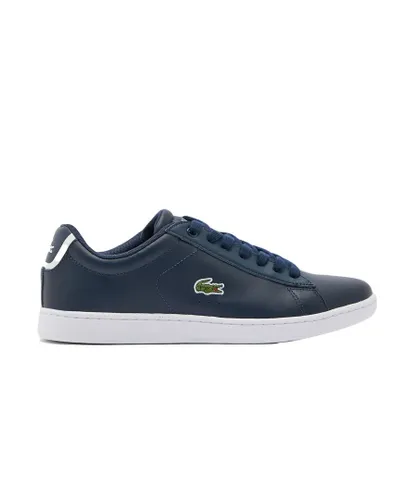Lacoste Carnaby Evo BL 1 SPW Womens Navy Blue Trainers Leather (archived)