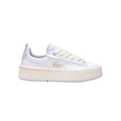 Lacoste , Carnaby Plat 22 Sneaker ,White female, Sizes: