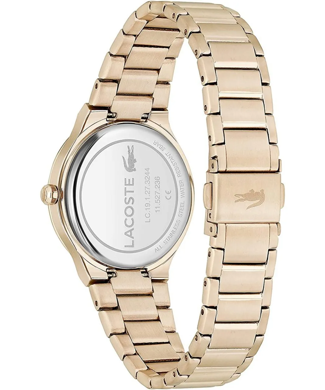 Lacoste Chelsea WoMens Rose Gold Watch 2001180 Stainless Steel - One Size