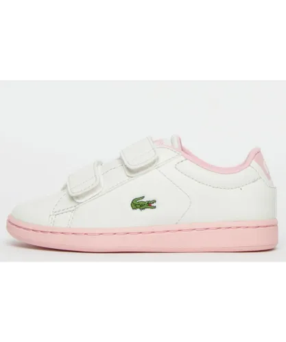 Lacoste Childrens Unisex Carnaby Evo Strap 119 Junior Girls - Off-White Mixed Material