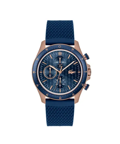 Lacoste Chronograph Quartz Watch for men with Blue Silicone