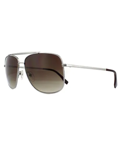 Lacoste Classic Aviator Unisex Sunglasses - Gold and Green