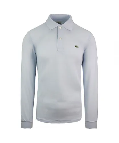 Lacoste Classic Fit Mens Light Blue Polo Shirt Cotton