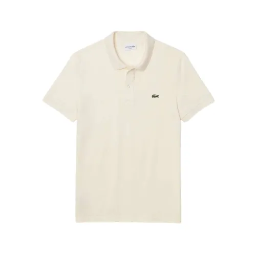 Lacoste , Classic Fit Polo Shirt ,Beige male, Sizes: