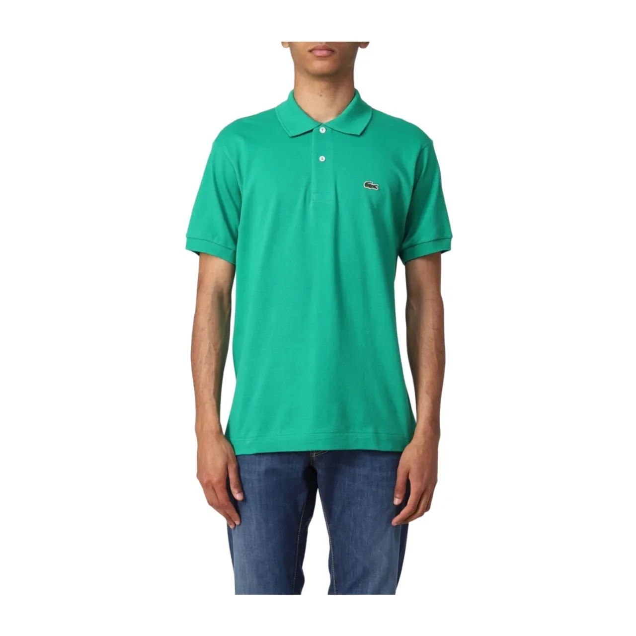 Lacoste , Classic Fit Polo Shirt ,Green male, Sizes:
