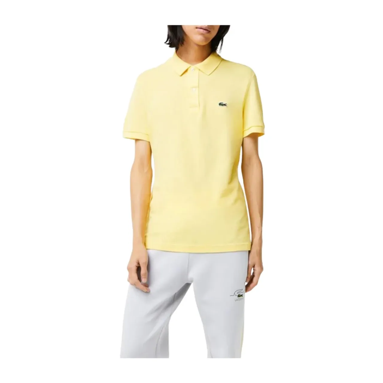 Lacoste , Classic Polo Shirt ,Yellow male, Sizes: