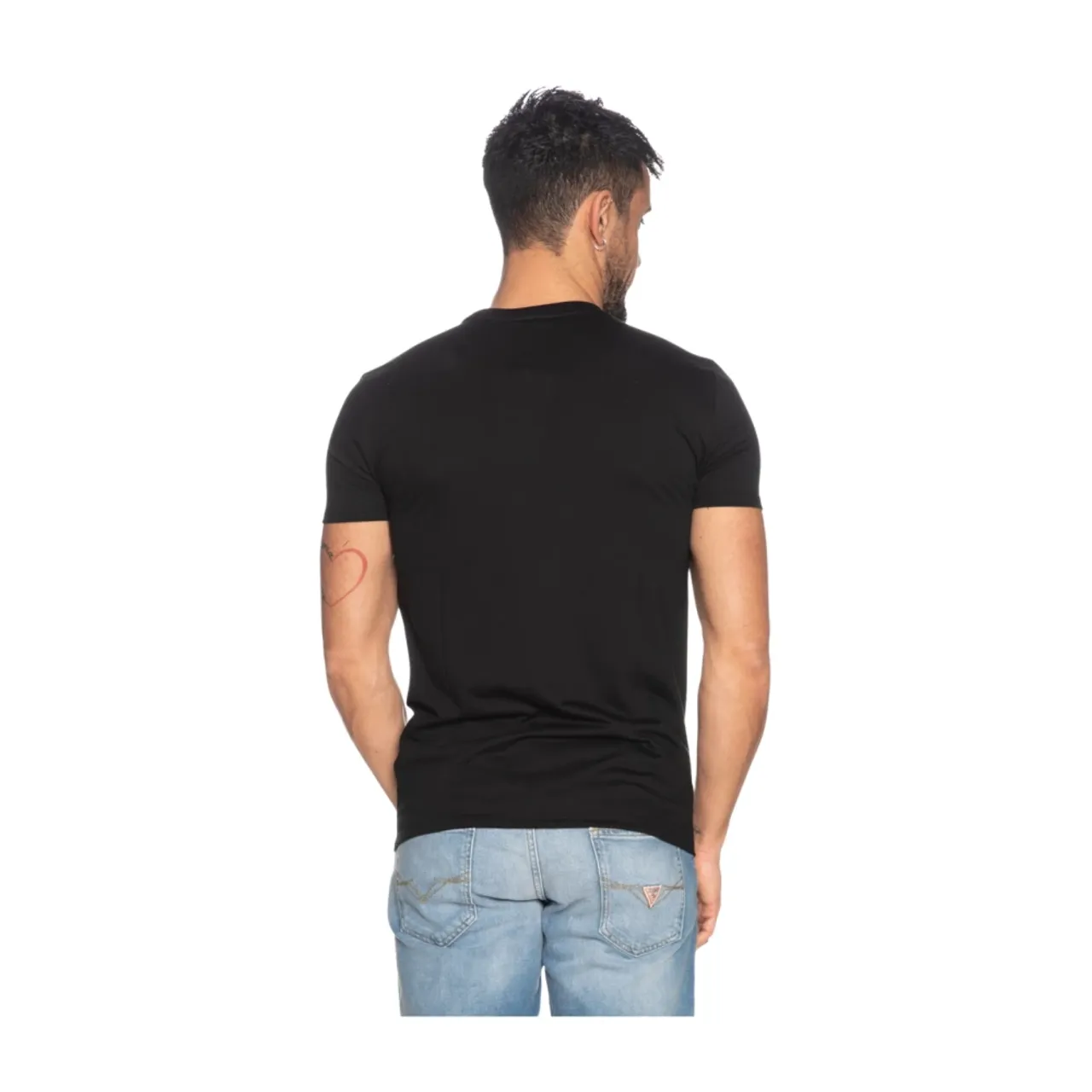Lacoste , Classic T-Shirt ,Black male, Sizes:
