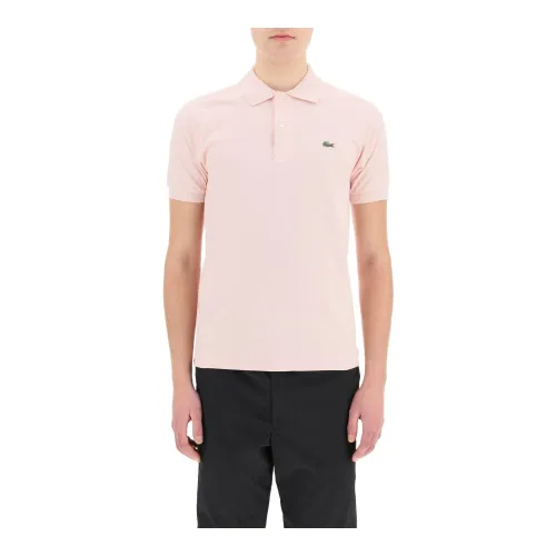 Lacoste , Clic Short Sleeve Polo Shirt ,Pink male, Sizes: