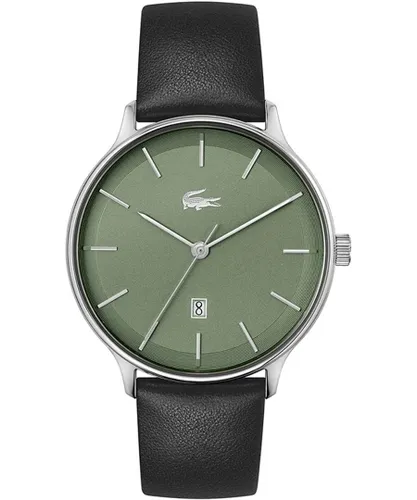 Lacoste Club Mens Black Watch 2011225 Leather (archived) - One Size