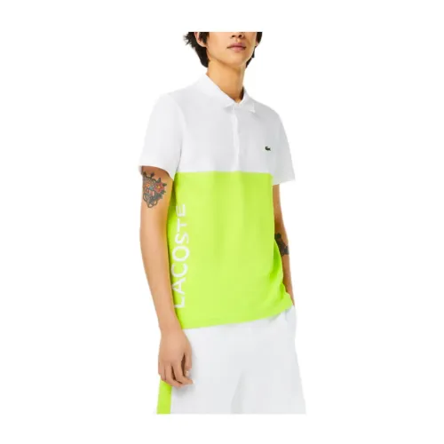 Lacoste , Colorblock Polo Shirt ,Yellow male, Sizes: