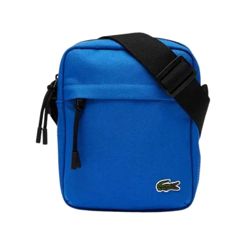 Lacoste , Compact Shoulder Bag with Zip, Organized and Fashionable ,Blue male, Sizes: ONE SIZE