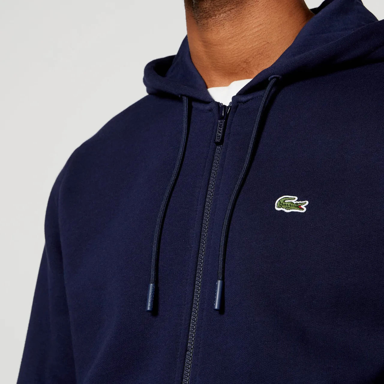 Lacoste Cotton-Blend Jersey Hoodie - 5/