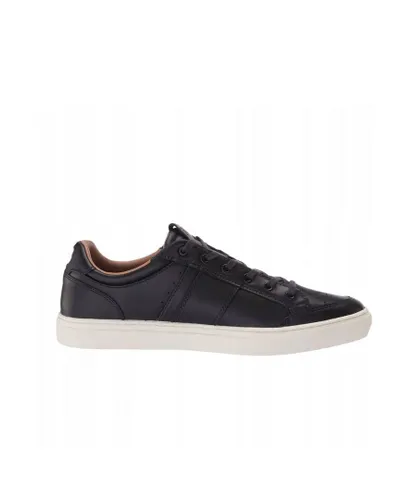 Lacoste Courtline 120 1 Mens Black Trainers Leather