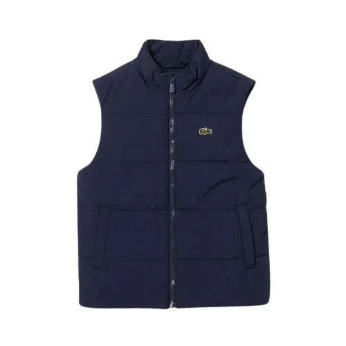 Lacoste , Embroidered Crocodile Vest ,Blue male, Sizes: