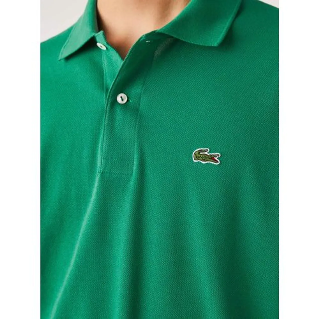 Lacoste Fluorine Green Classic Fit Short Sleeve L1212 Polo Shirt