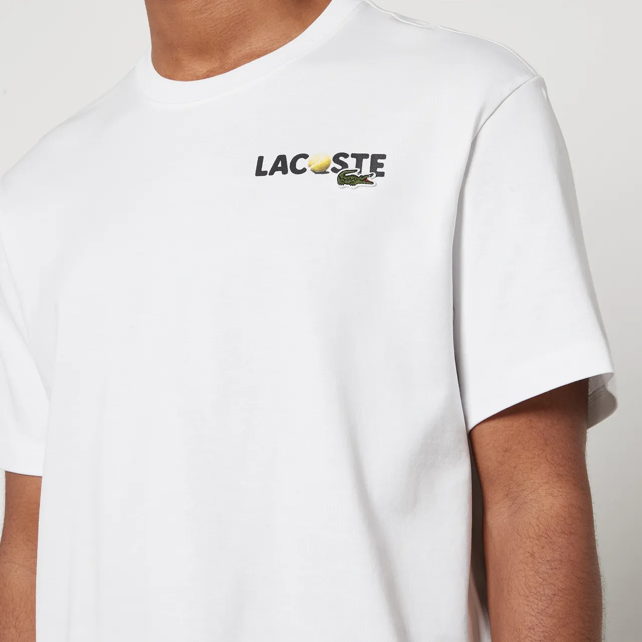 Lacoste Graphic Print Cotton-Jersey T-Shirt