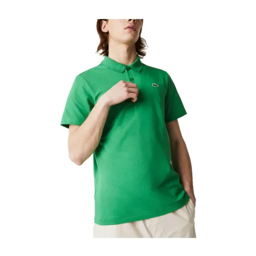 Lacoste , Green Cotton Polo Shirt ,Green male, Sizes: