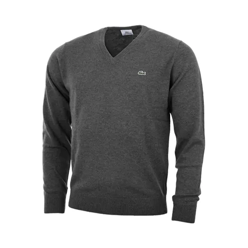 Lacoste , Grey Sweatshirts for Men ,Gray male, Sizes: