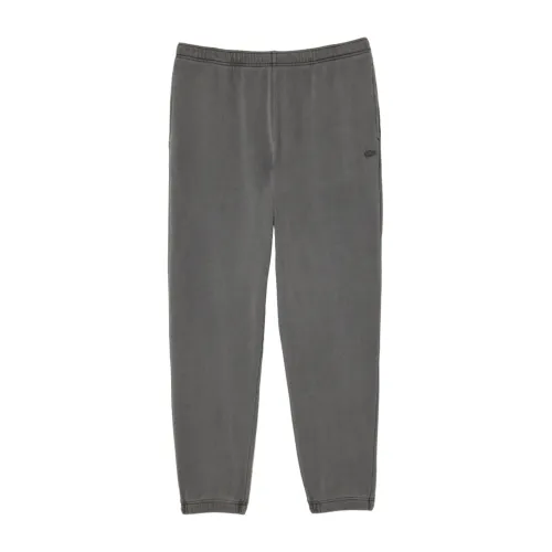 Lacoste , Grey Trousers for Men ,Gray male, Sizes: