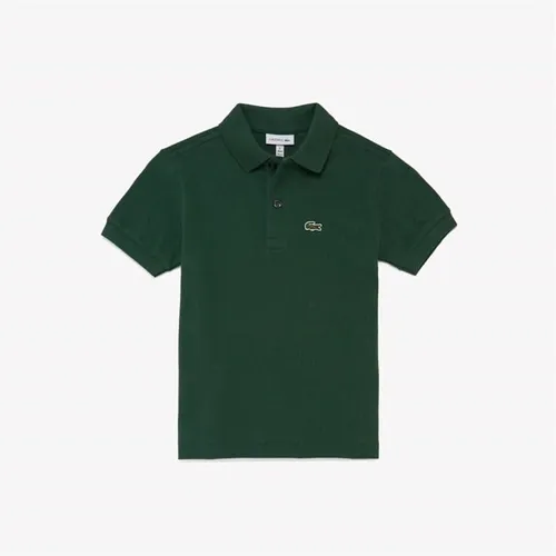 Lacoste Junior Boys Pique Logo Polo Shirt - Green