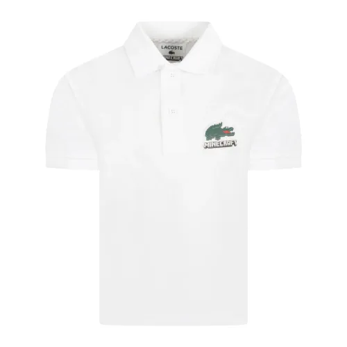 Lacoste , Kids Polo Shirt ,White male, Sizes: