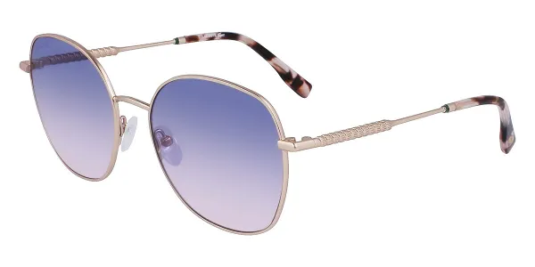 Lacoste L257S 714 Women's Sunglasses Gold Size 56