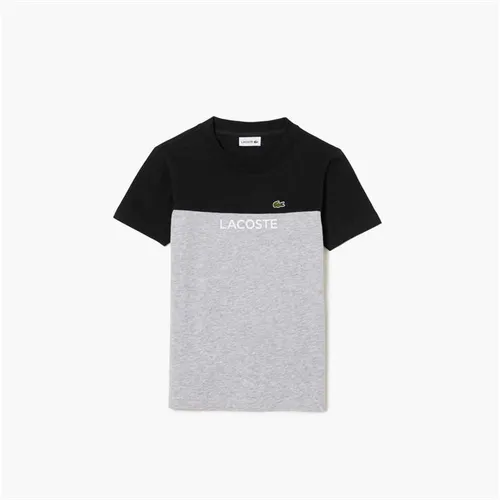 Lacoste Lacoste Block Tshirt - Grey