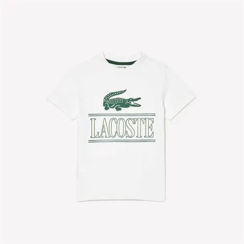 Lacoste Lacoste Graphic Tee Jn33 - White