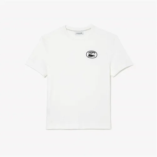 Lacoste Lacoste Logo T-Shirt Womens - White