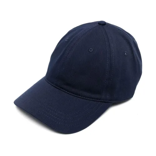 Lacoste , Lacoste Organic Cotton Twill Cap Navy Blue ,Blue male, Sizes: ONE