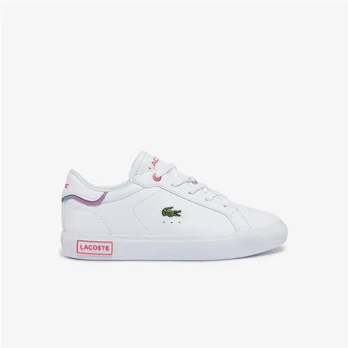 Lacoste Lacoste Powercourt Trainers Child Girls - White