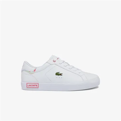 Lacoste Lacoste PowerCourt Trainers Junior Girls - White