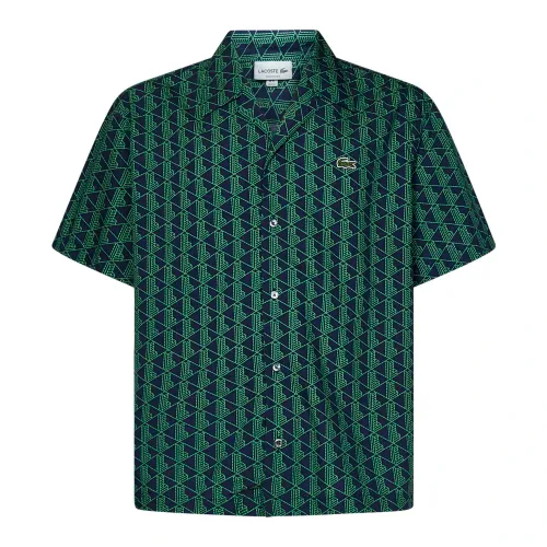 Lacoste , Lacoste Shirts Green ,Green male, Sizes: